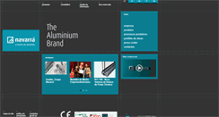 Desktop Screenshot of navarraaluminio.com